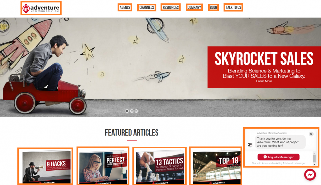 Web Page Clickables